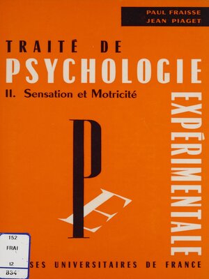 cover image of Traité de psychologie expérimentale (2)